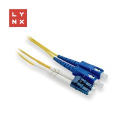 LYNX duplex patch kábel SM, OS2, LC/SC, 9/125µm, 10m