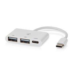 Nedis CCGB60250BK01 - USB hub | 1x USB-A | 3x USB-A csatlakozó | 5 port(ok) | USB 2.0 | USB Power | SD & MicroSD | USB 2.0 | USB Power | SD & MicroSD