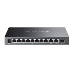 TP-Link OMADA switch ES210GMP (9xGbE, 1xGbE/SFPcombo, 8xPoE , 123W, ventilátor nélküli)
