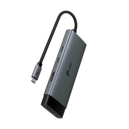 TP-Link UH7020C USB-C hub 7in1 (2x USB3.2Gen1, 1xUSB-C3.2Gen1, 1xHDMI, 1xSD, 1xmicroSD, PD 100W)