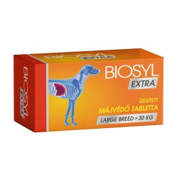 BIOSYL EXTRA(R) LARGE BREED 30 KG feletti kutyának májvédő tabletta 30db