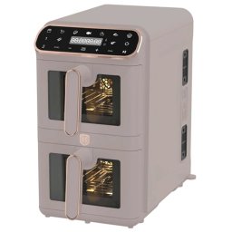 Berlinger Haus Air Fryer / forrólevegős sütő dupla 5,5 + 5,5 literes 2460W Taupe Collection BH/9804