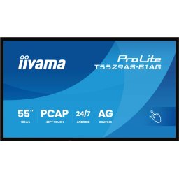 55" iiyama T5529AS-B1AG: IPS, 4K UHD,Android,24/7