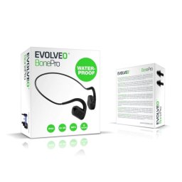 EVOLVEO BonePro MP3 32GB vezeték nélküli fejhallgató, arccsont, fekete