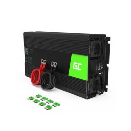 Green Cell Power Inverter 12V - 230V 1500W/3000W tiszta szinusz hullám 12V - 230V