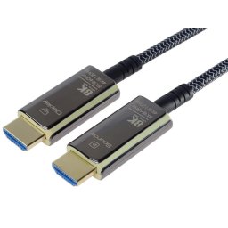 PREMIUMCORD Ultra High Speed HDMI 2.1 optikai kábel 8K @ 60Hz, aranyozott 7m
