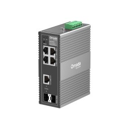 TP-Link OMADA ipari switch IES206G (4xGbE, 1xGbE/SFPcombo, 1xSFP, DIN, IP40, ventilátor nélküli)