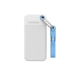 VERBATIM Külső SSD 2TB Pocket SSD, USB-C, Fehér
