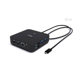 i-tec USB-C DP Dual HDMI dokkolóállomás, Power Delivery 100W