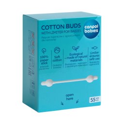 Fültisztító pálcika 55 db