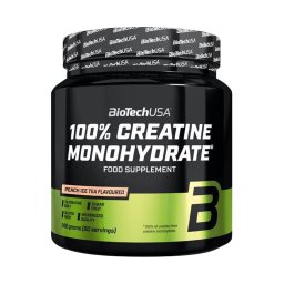 BioTechUsa 100% Creatine Monohydrate barackos jeges tea ízű 300g