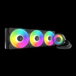 ARCTIC Liquid Freezer III Pro 420 A-RGB : All-in-One CPU vízhűtő 420 mm-es radiátorral és 3x P14-gyel