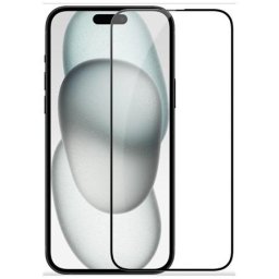 Nillkin edzett üveg 2.5D CP PRO fekete Apple iPhone 15 készülékhez
