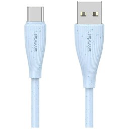 Kábel USAMS Green Series SJ714 18W 3A USB-A USB-C 1m kék