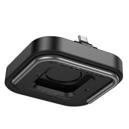 HOCO asztali töltő 2in1 C típusú + vezeték nélküli töltés 5W PD QC 3A 30W CQ16B fekete