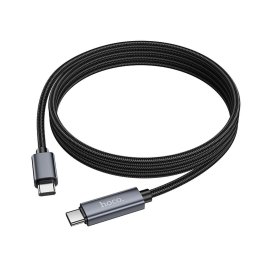 HOCO kábel Type-C Type-C kábel Type-C kijelzővel 3A 60W X112 1 m fekete