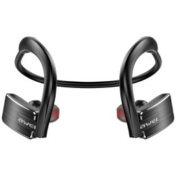 Vezeték nélküli sport fejhallgató AWEI E1BL Bluetooth fekete