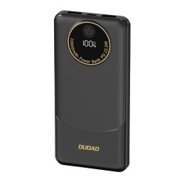 Powerbank Dudao K12 10000mAh PD22.5W USB-A, USB-C - fekete