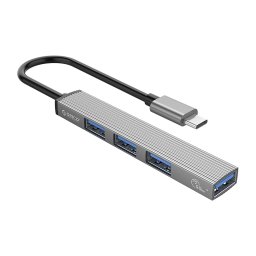 Orico AH-13 USB-C Hub dokkolóállomás 1x USB-A 3.0 + 3x USB-A 2.0 - szürke