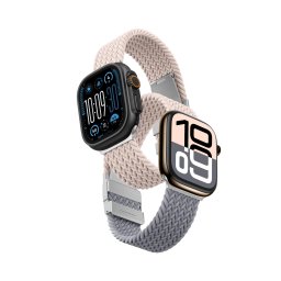 AmazingThing Blend szíj Apple Watch 42mm 2-Pack - Rózsaszín-szürke/rózsaszín