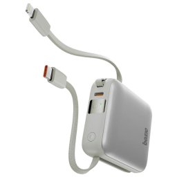 PowerBank 3in1 Bazic Fusion Mini 10000mAh kábel USB-C/Világításszürke