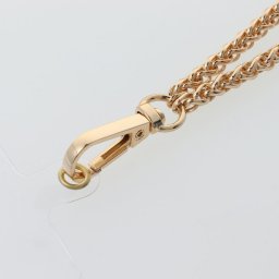 CHAIN #83 Telefon nyaklánc, telefon medál / zsinór hossza 80cm (40cm hurokban) / nyakra akasztható - arany színű