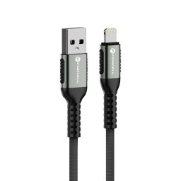FORCELL F-ENERGY C257 kábel USB-A - Lightning 2,4A 12W Cafule 0,25 m fekete