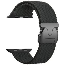 Beline Woven Nylon Parachute Strap szíj Apple Watch 38/40/41mm-es Fekete