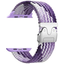 Beline Woven Nylon Parachute Strap szíj Apple Watch 38/40/41mm-es lila