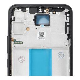 LCD kijelző SAMSUNG A34 HARD OLED készülékhez kerettel - ALKATRÉSZ!