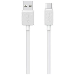 Kábel USAMS KY sorozat US-SJ693 3A USB-C USB-A 2m fehér