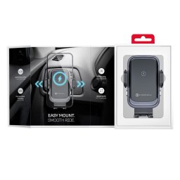 FORCELL F-GRIP Grand (F-24) vezeték nélküli töltőtartó 15W ezüst színű