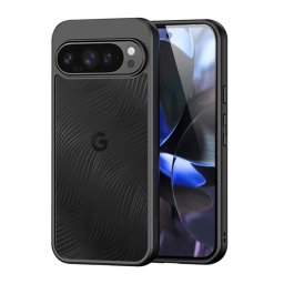 DUX DUCIS AIMO szilikon telefonvédő (ütésállóság, kameravédő, matt, hullám) FEKETE Google Pixel 10 Pro XL