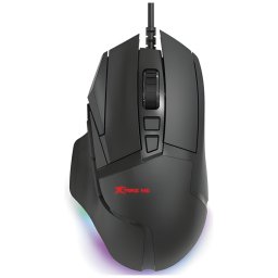 XTRIKE ME vezetékes gaming egér GM-520 Fekete