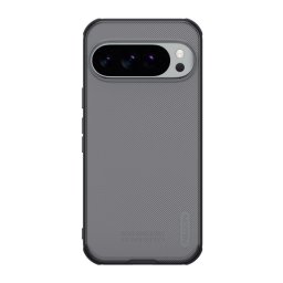 NILLKIN SUPER FROSTED PRO műanyag telefonvédő (ütésállóság, gumírozott, érdes felület) ÁTLÁTSZÓ/FEKETE Google Pixel 10, Pixel 10 Pro