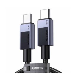 UGREEN L513 adatkábel (Type-C - Type-C, 240W, PD gyorstöltő 3.1, 100cm) SÖTÉTSZÜRKE