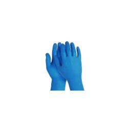 Gumikesztyű nitril púdermentes S 200 db/doboz Maxter kék