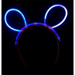 Fejpánt, sötétben világító, műanyag, neon színek