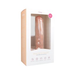 EasyToys - tapadókorongos, herés nagy dildó (29,5 cm, testszínű)