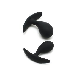 Rimba Copenhagen - anál plug szett - fekete (2db)