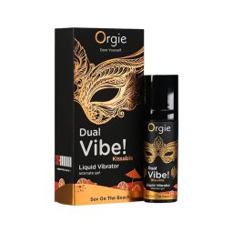 Orgie Dual Vibe - folyékony vibrátor , Sex on the Beach (15 ml)