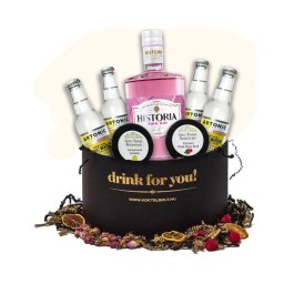 Drink For You Historia Pink Ajándékcsomag fehér díszdobozban