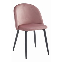 Rózsaszín bársony szék BELLO