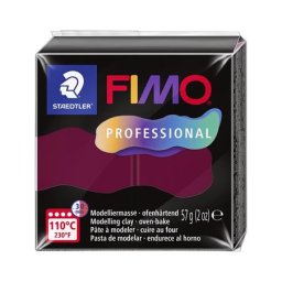 FIMO Gyurma, 57 g, égethető, FIMO "Professional", bordeaux