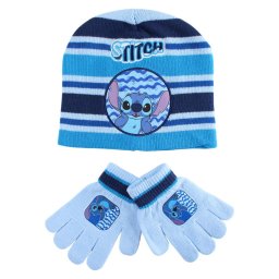 Disney Lilo és Stitch, A csillagkutya Waves gyerek sapka + kesztyű szett