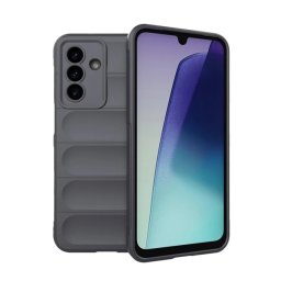 Szilikon telefonvédő (ütésállóság, kameravédő, 3D) SÖTÉTSZÜRKE Samsung Galaxy A17 5G (SM-A176)