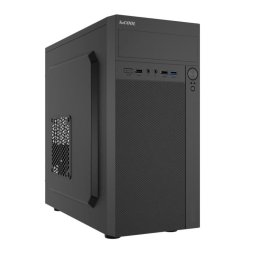 1stCOOL STEP Premium, micro tower, AU, USB 3.0, USB-C, 1x 120mm 1x 80mm ventilátor, fekete