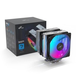 FSP CPU-hűtő MP7 kettős, 120 mm-es A.RGB FDB ventilátor