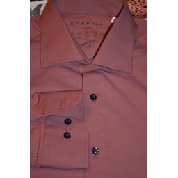 Eterna performance shirt slim fit rozsdabarna ing, 38