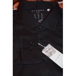 Eterna performance shirt slim fit fekete ing, 44